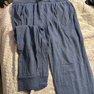Tek Gear light sweatpants size large navy blue
